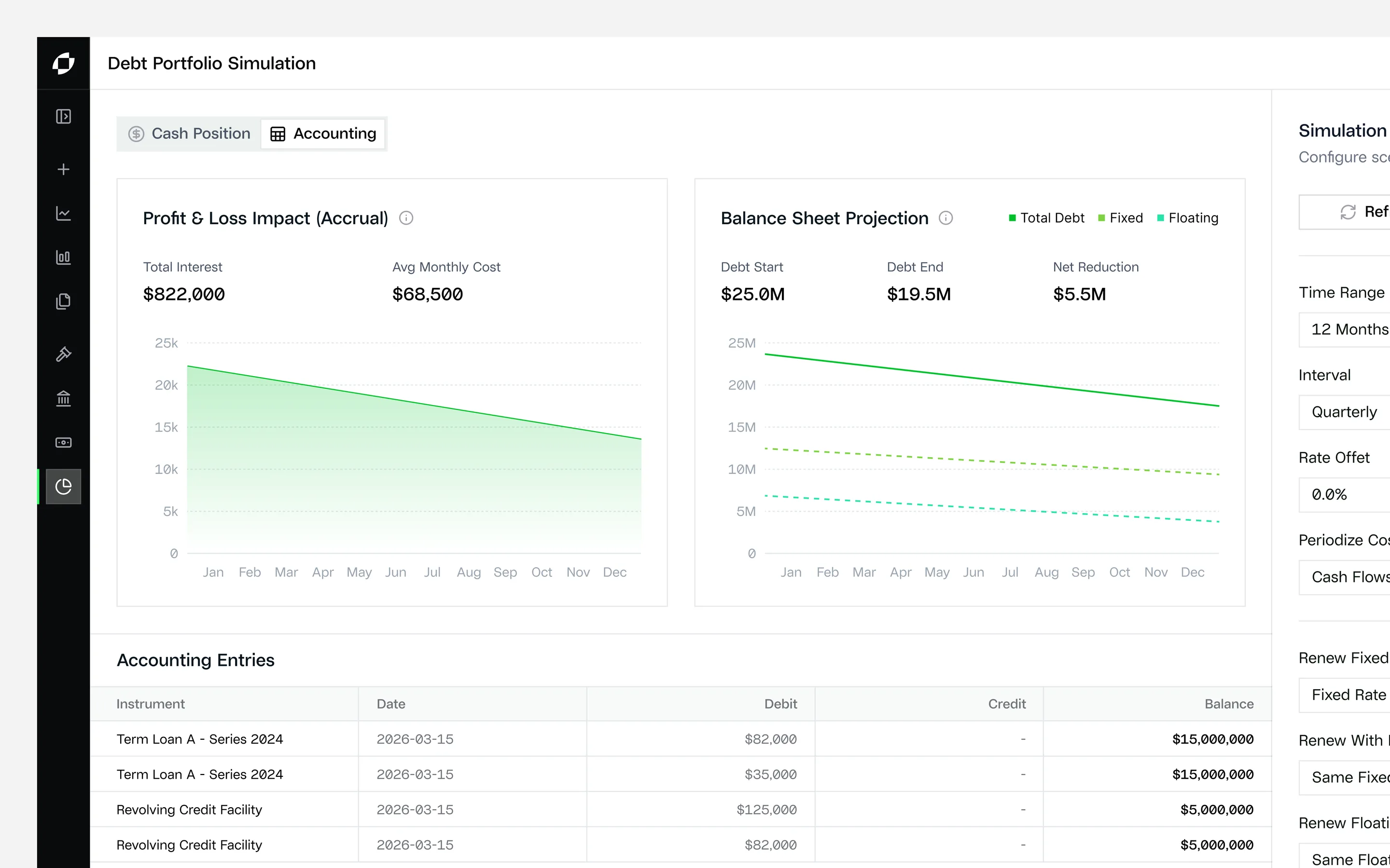 Onefin product screenshot