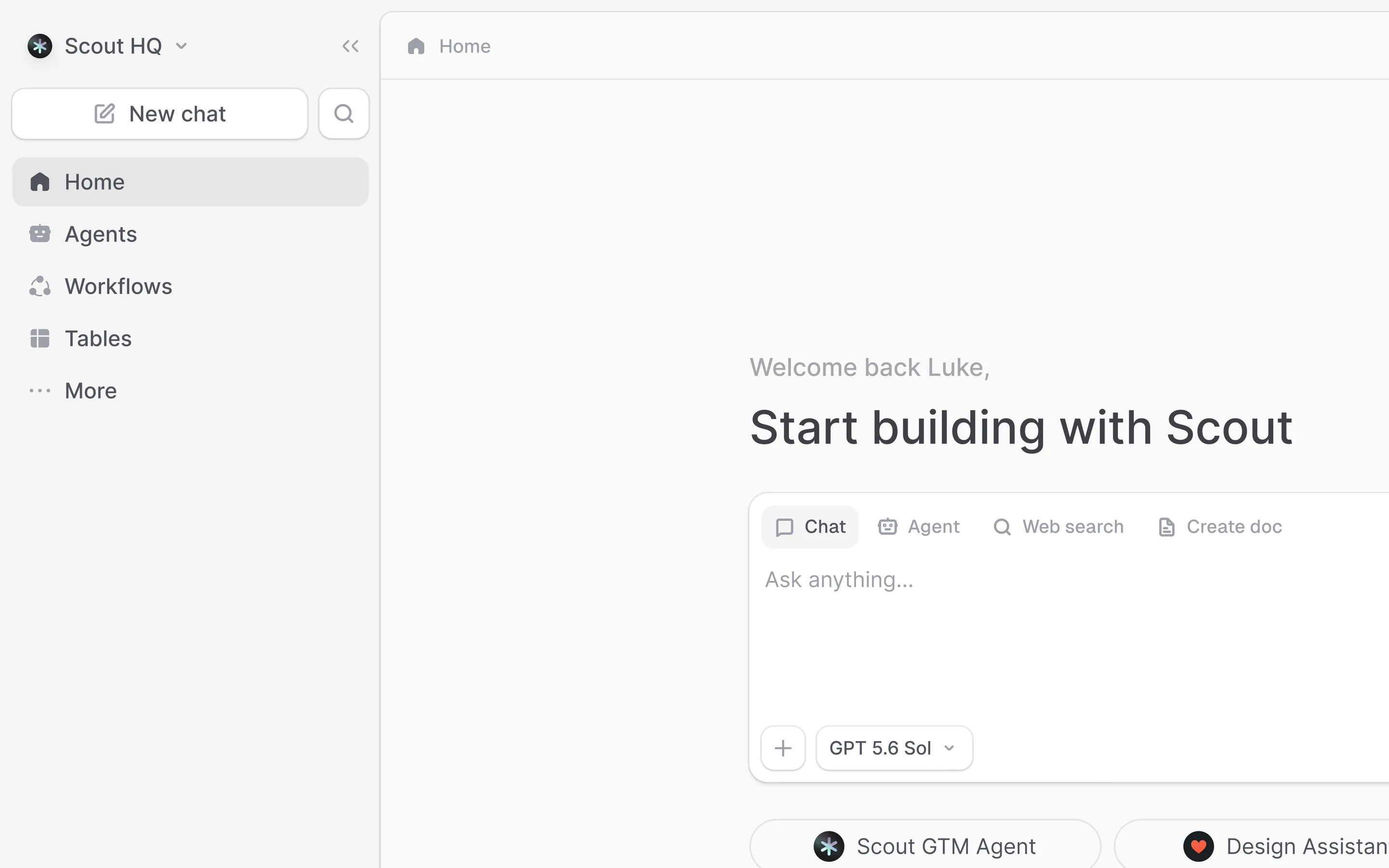 Scout product screenshot