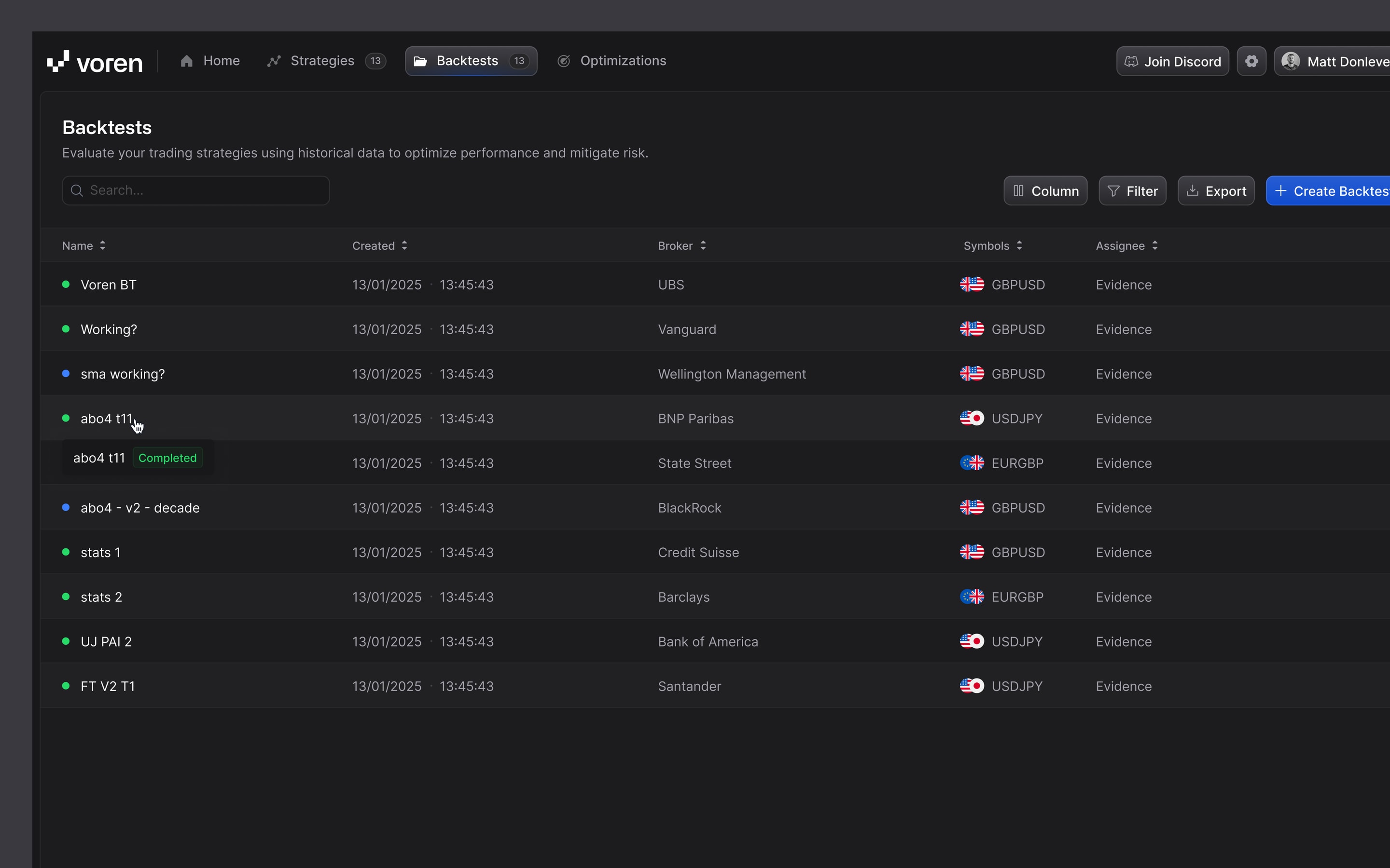 Voren product screenshot